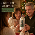 Recordable Christmas Tree Keepsake Bottle – Personalized Voice Message Gift