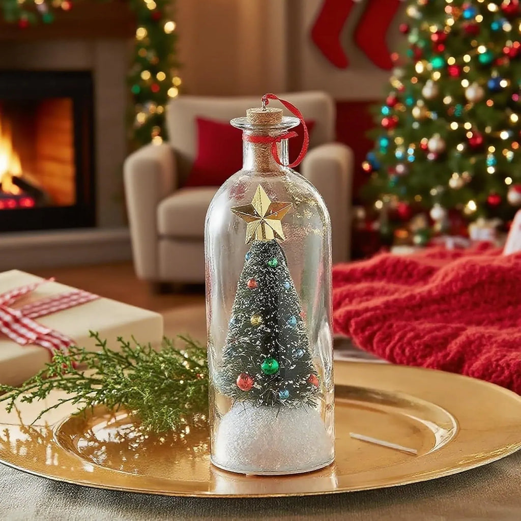 Recordable Christmas Tree Keepsake Bottle – Personalized Voice Message Gift 10