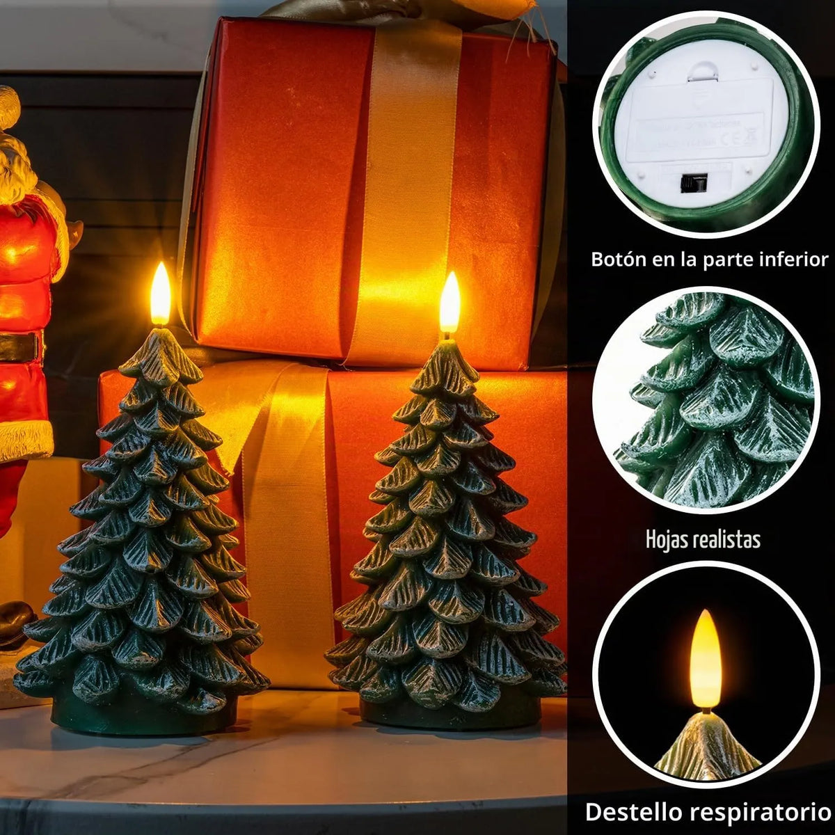 Christmas Tree Flameless LED Candle 4