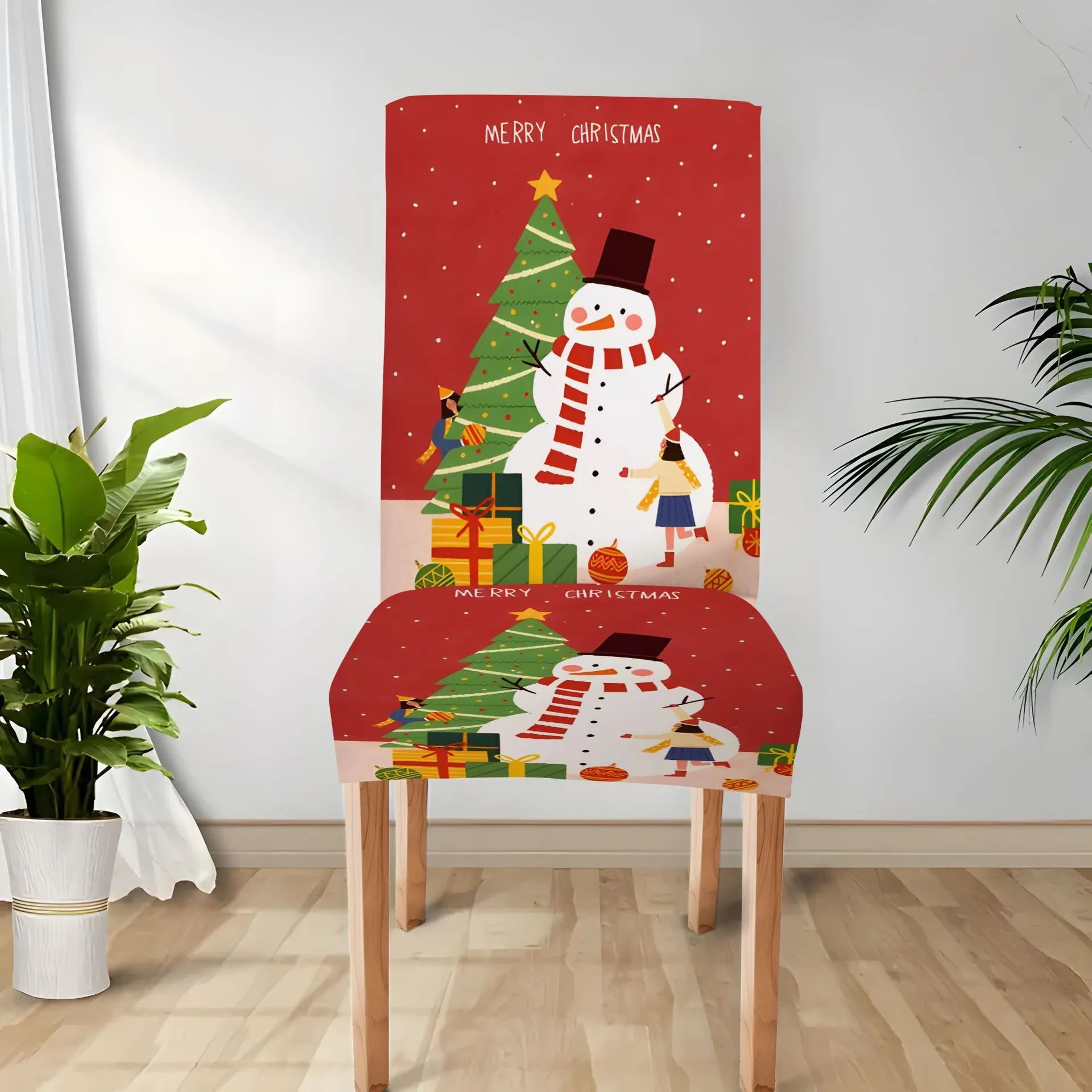 Christmas Stretch Dining Chair Covers 7