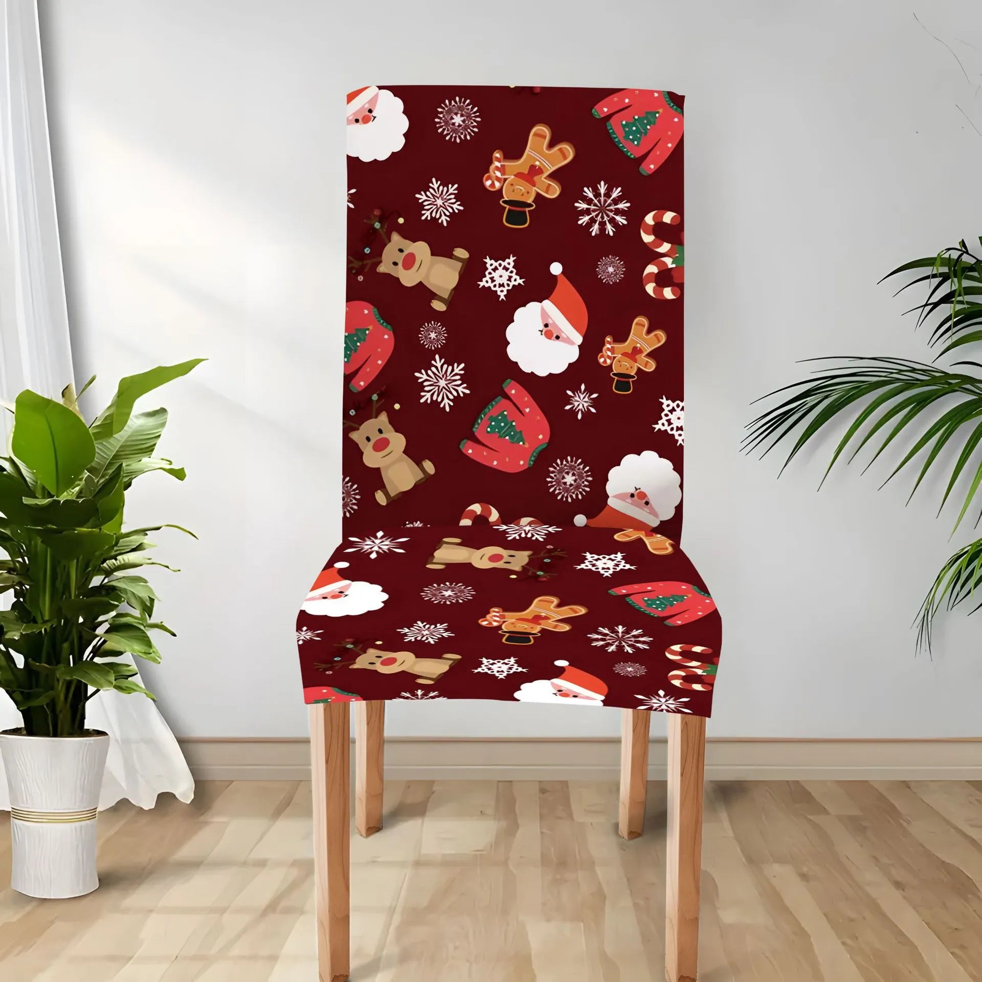 Christmas Stretch Dining Chair Covers 10