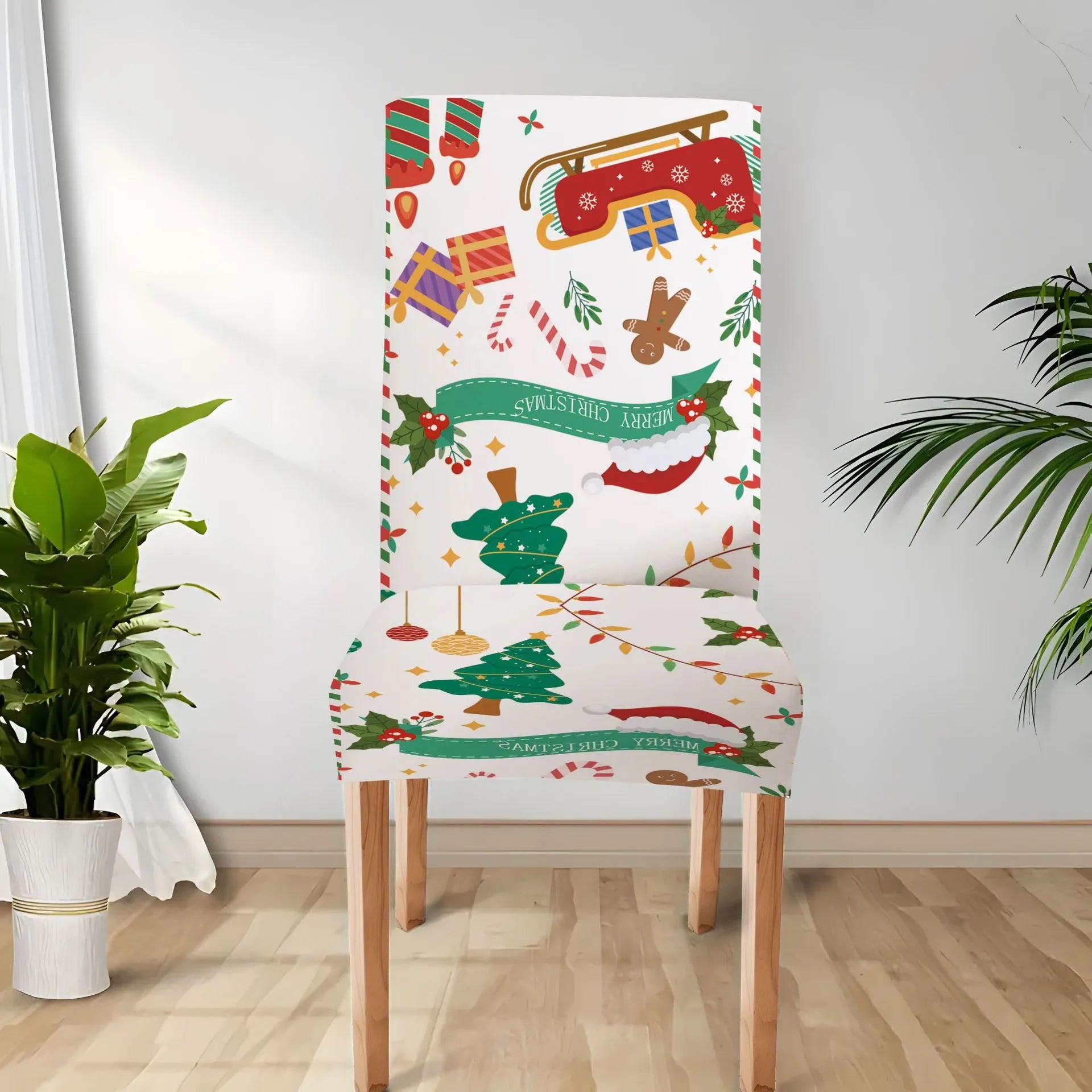Christmas Stretch Dining Chair Covers 9