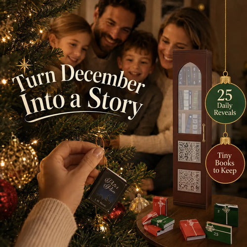 25-Day Mini Book Ornament Advent Calendar