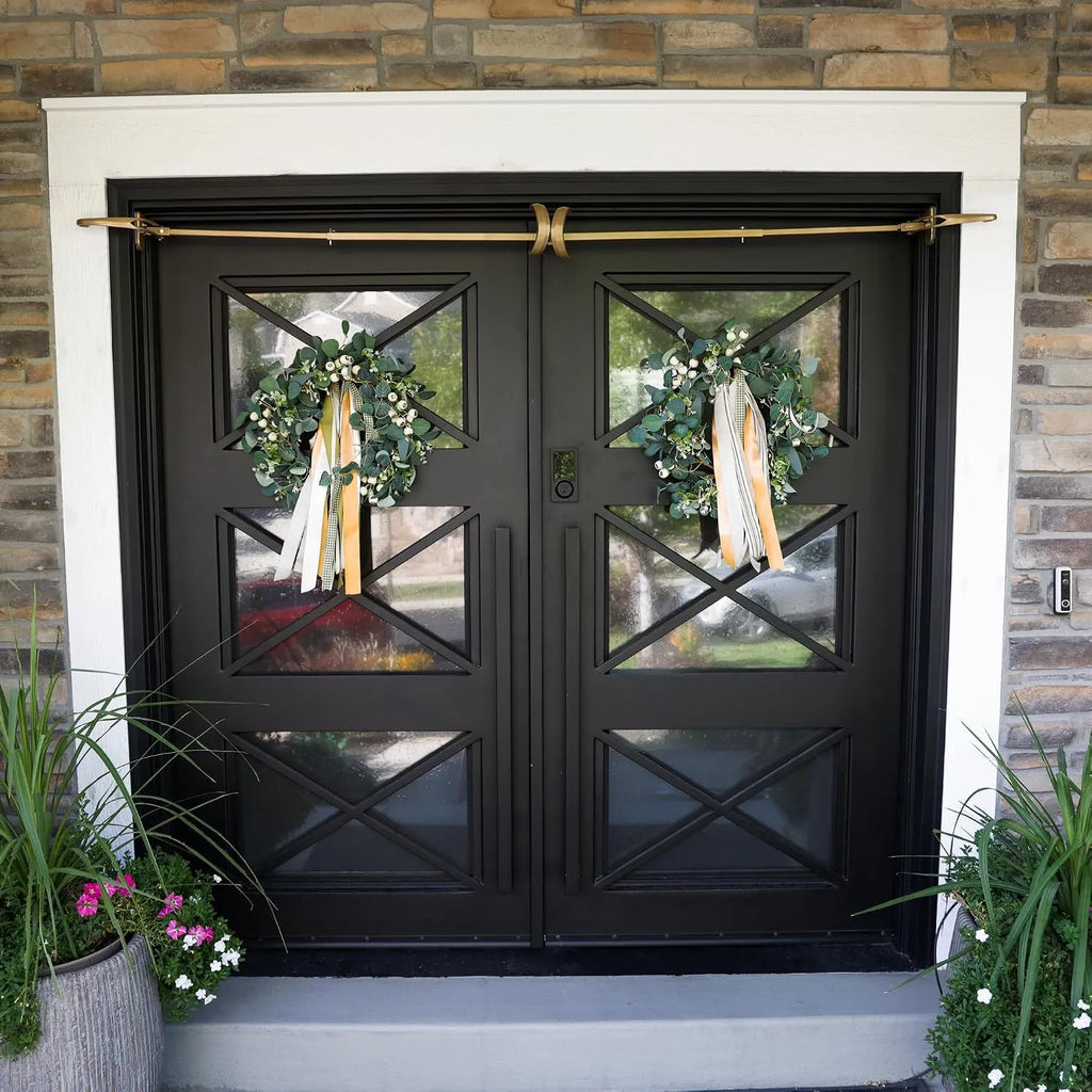 Adjustable Door-Frame Wreath & Garland Hanger Rod 8